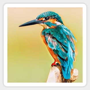 Kingfisher bird Sticker